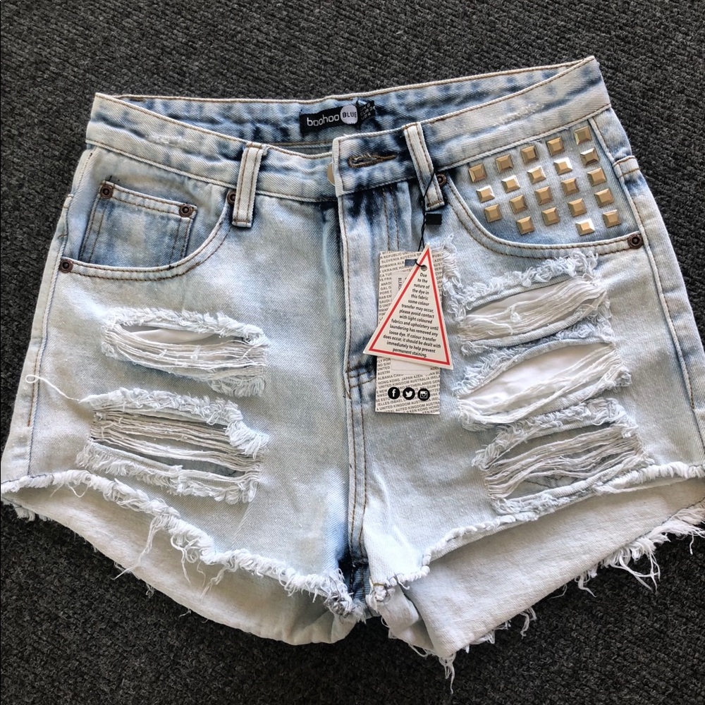 Boohoo denim shorts 🔥🔥